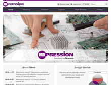 Tablet Screenshot of m-pression.com